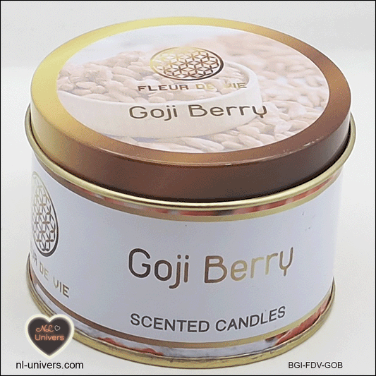 Bougie Fleur de vie Goji Berry – Baies de Goji