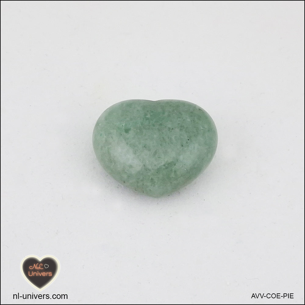 Green Aventurine heart stone 