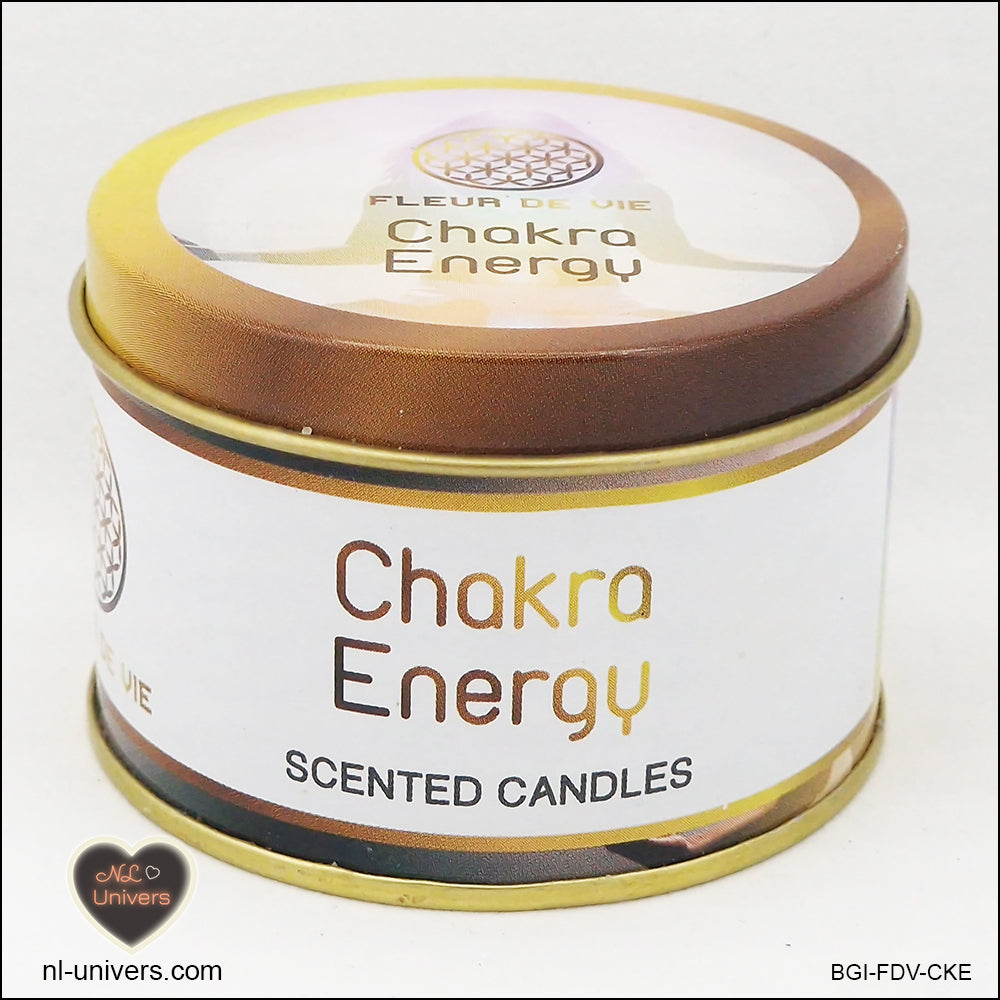 Flower of Life Chakra Energy Candle