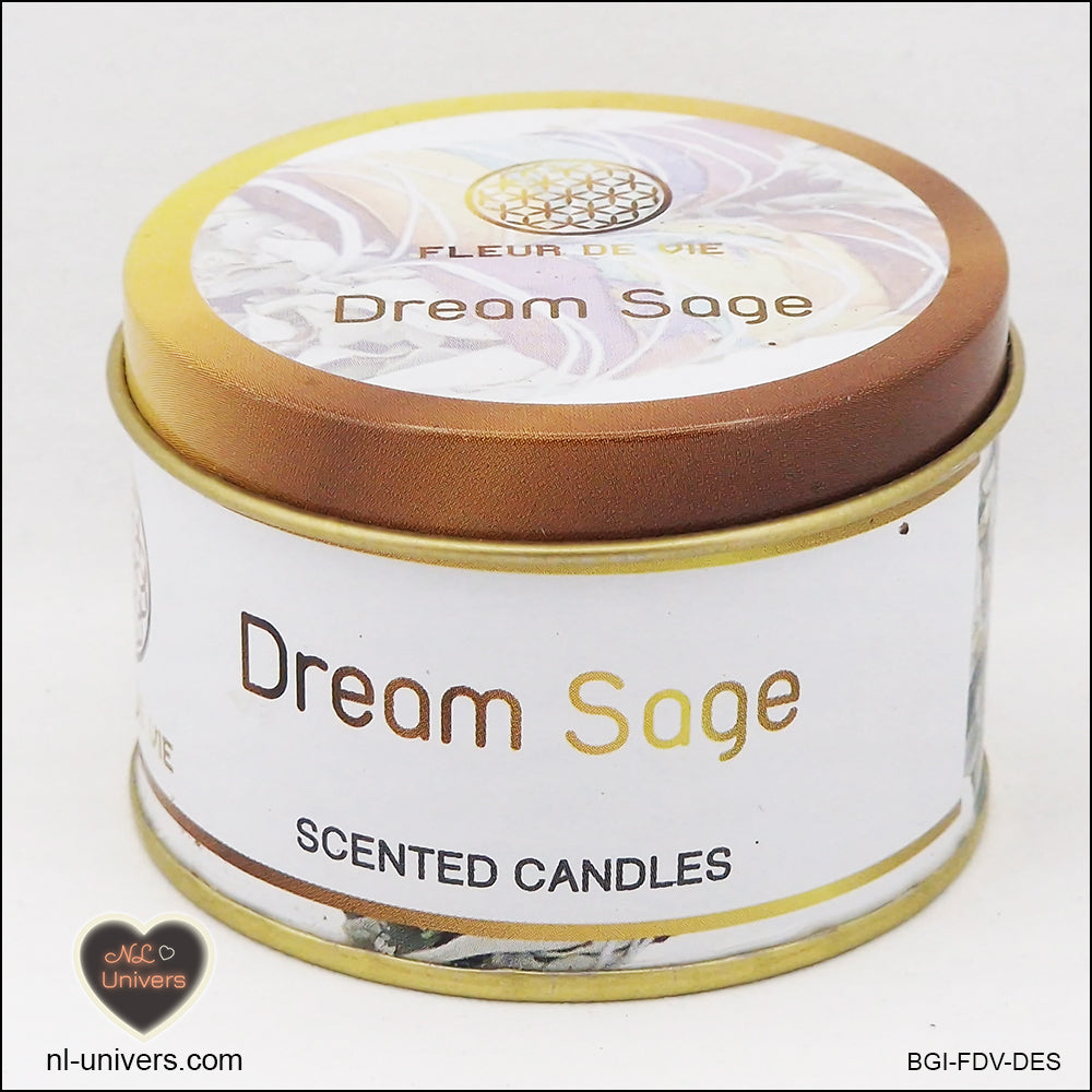 Bougie Fleur de vie Dream Sage