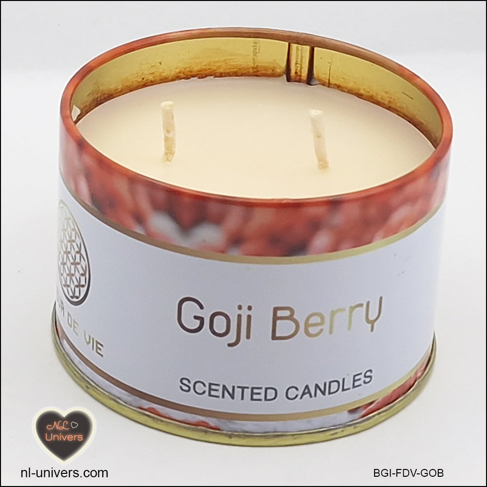 Bougie Fleur de vie Goji Berry – Baies de Goji