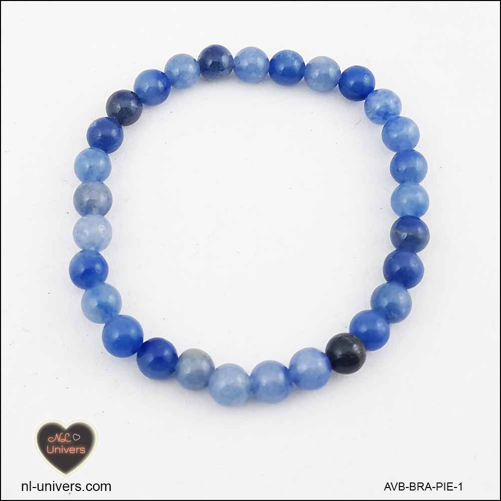 Bracelet Aventurine bleue