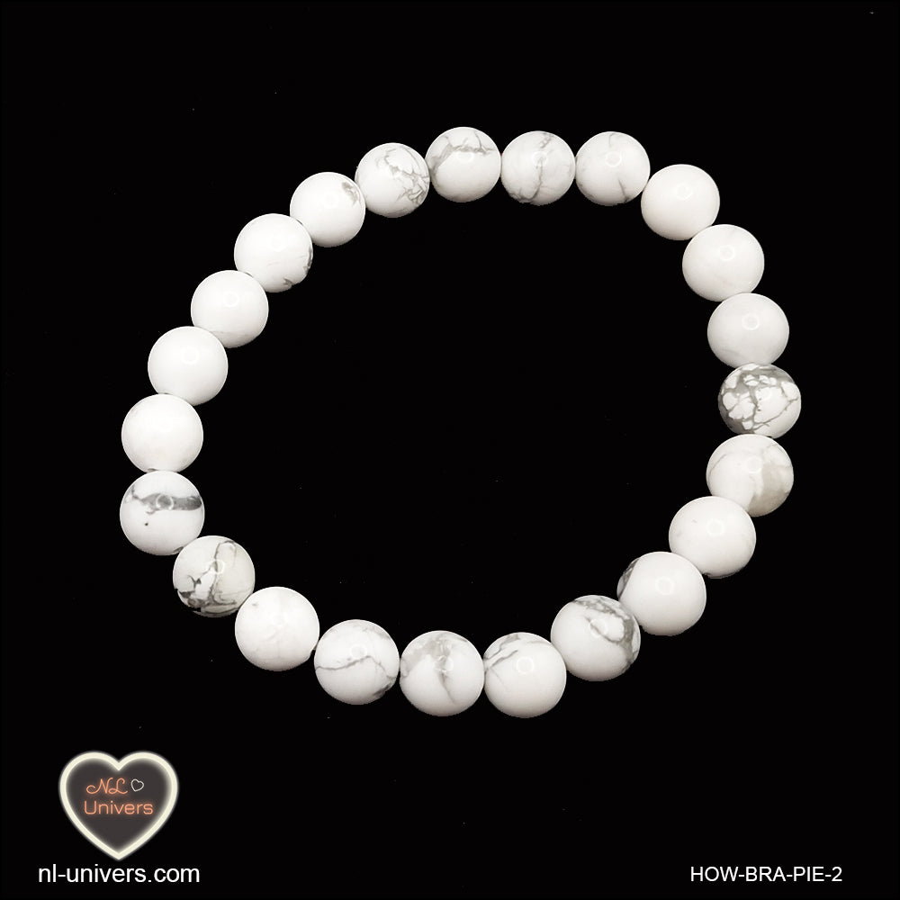 Bracelet Howlite-Magnésite