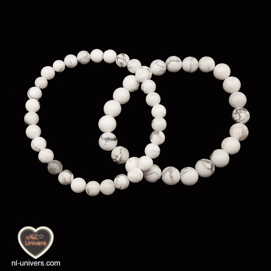 Howlite-Magnesite Bracelet