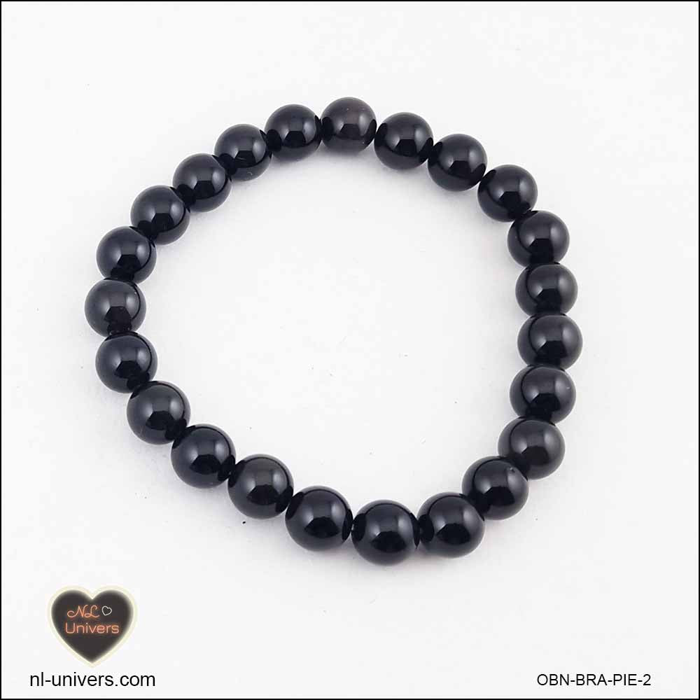 Bracelet Obsidienne noire