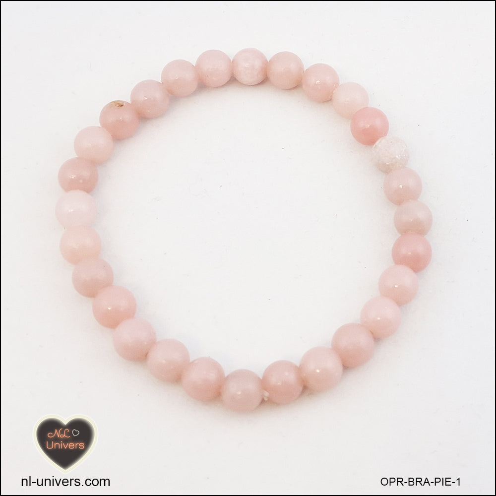 Rosa Opal-Armband