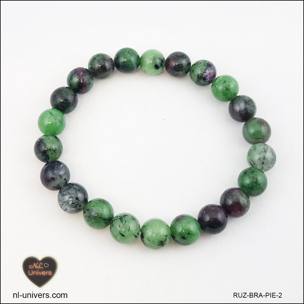 Ruby-Zoisite Bracelet