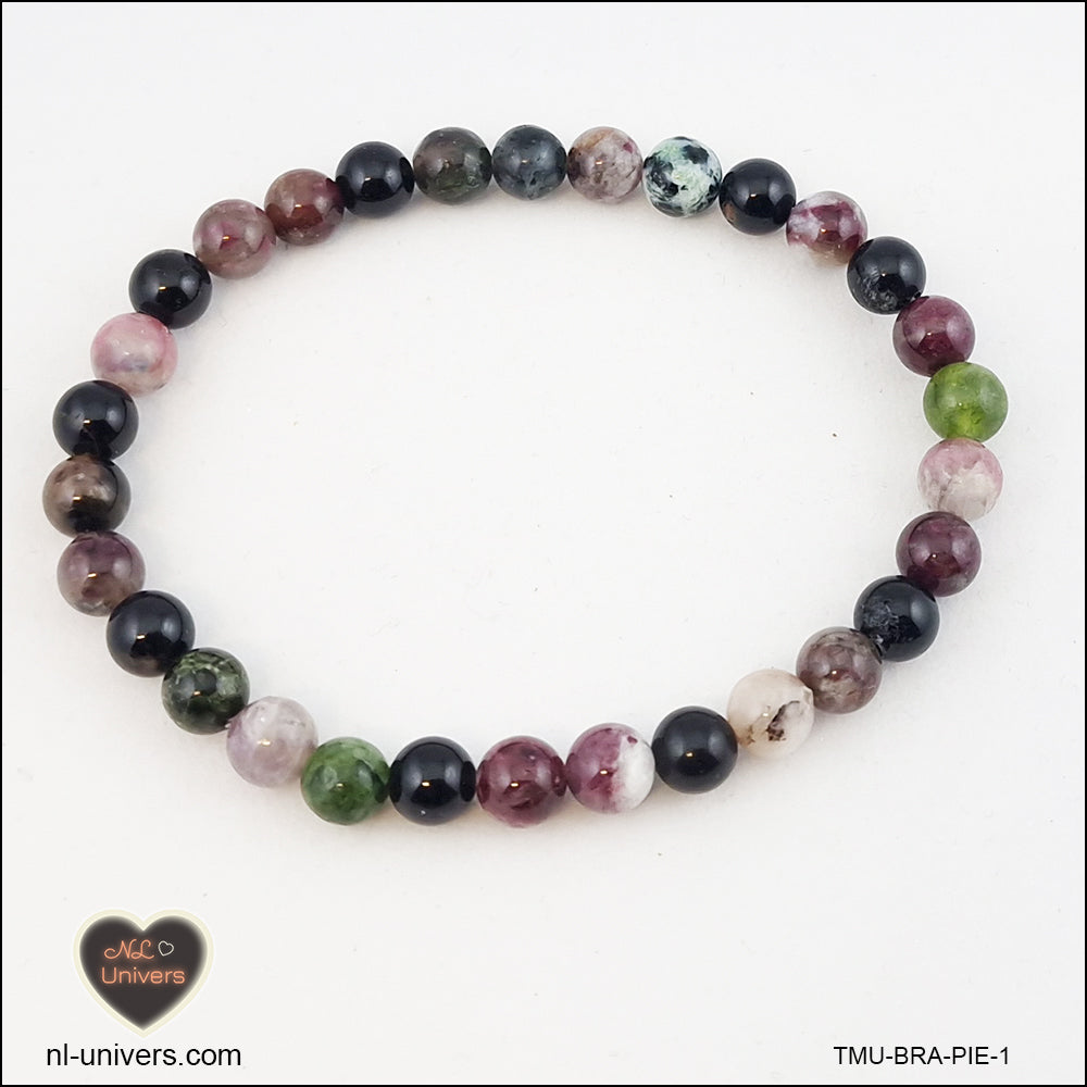 Bracelet Tourmaline Multicolore