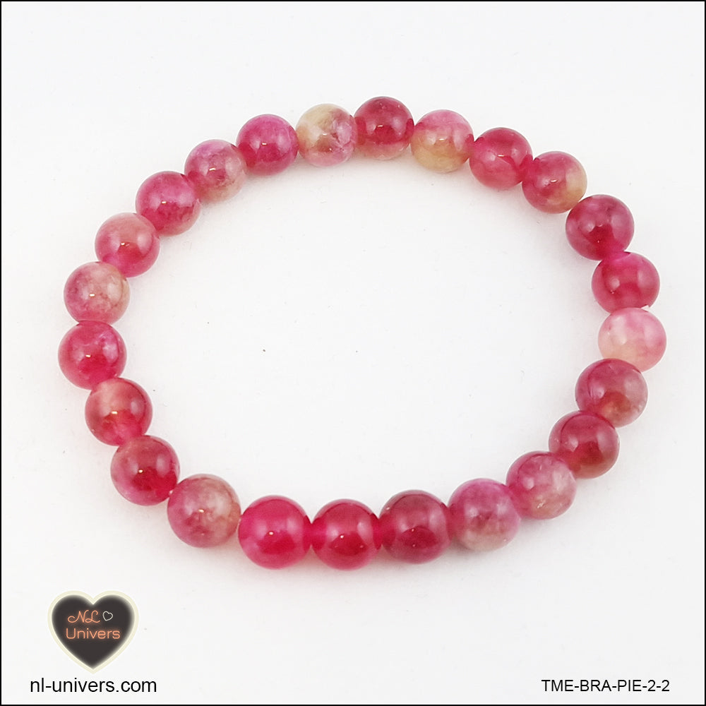 Bracelet Tourmaline Melon d'eau 2