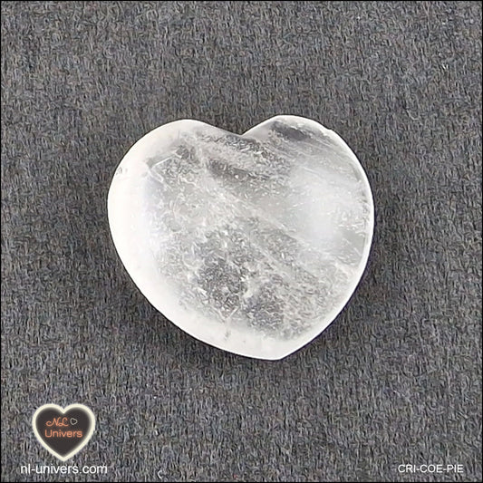 Stone Rock crystal heart 