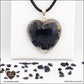 Rivière d'or blue heart pendant M.3 in brass orgonite