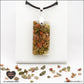 Pendentif Unakite rectangle M.2 en orgonite laiton