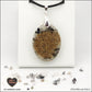 Pendentif Quartz Tourmaline noire ovale M.2 en orgonite laiton