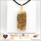 Pendentif Pierre de Lune rectangle M.2 en orgonite laiton