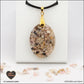 Pendentif Opale rose ovale M.2 en orgonite laiton