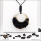 Pendentif Tourmaline noire donut en orgonite laiton