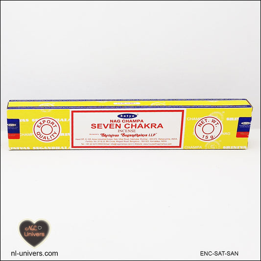 Satya 7 chakra incense