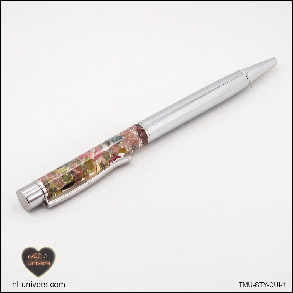 Copper Orgonite Metallic Multicolor Tourmaline Pen