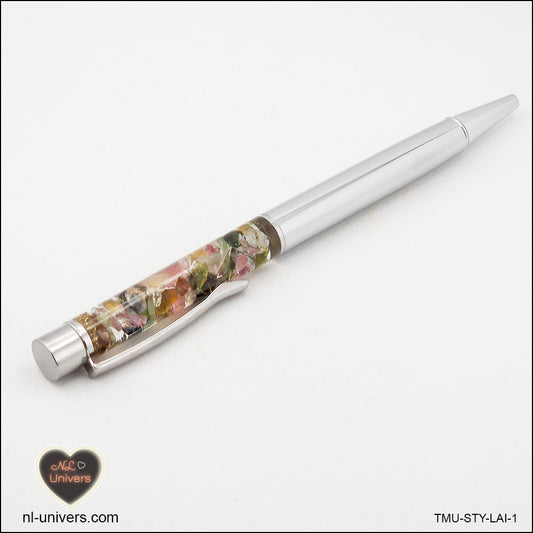 Messing-Orgonit-Metallic-Mehrfarben-Turmalin-Stift