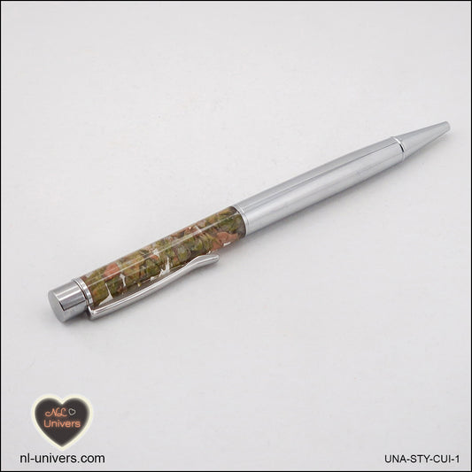 Kupfer-Orgonit-Metallic-Unakit-Stift