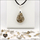 Pendentif Labradorite goutte en orgonite laiton