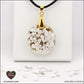Round Howlite-Magnesite pendant M.2 in brass orgonite